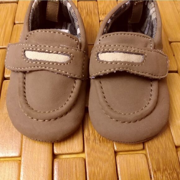 EUC WENDY BELLISSIMO Brown & Cream Penny Loafer Style Size 1 Shoes - Picture 5 of 8